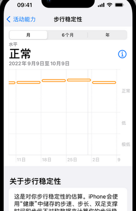 息县iPhone手机维修如何在iPhone开启'步行稳定性通知'